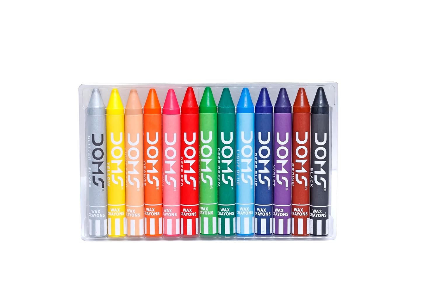 DOMS Jumbo Wax Crayons | 12 Shades