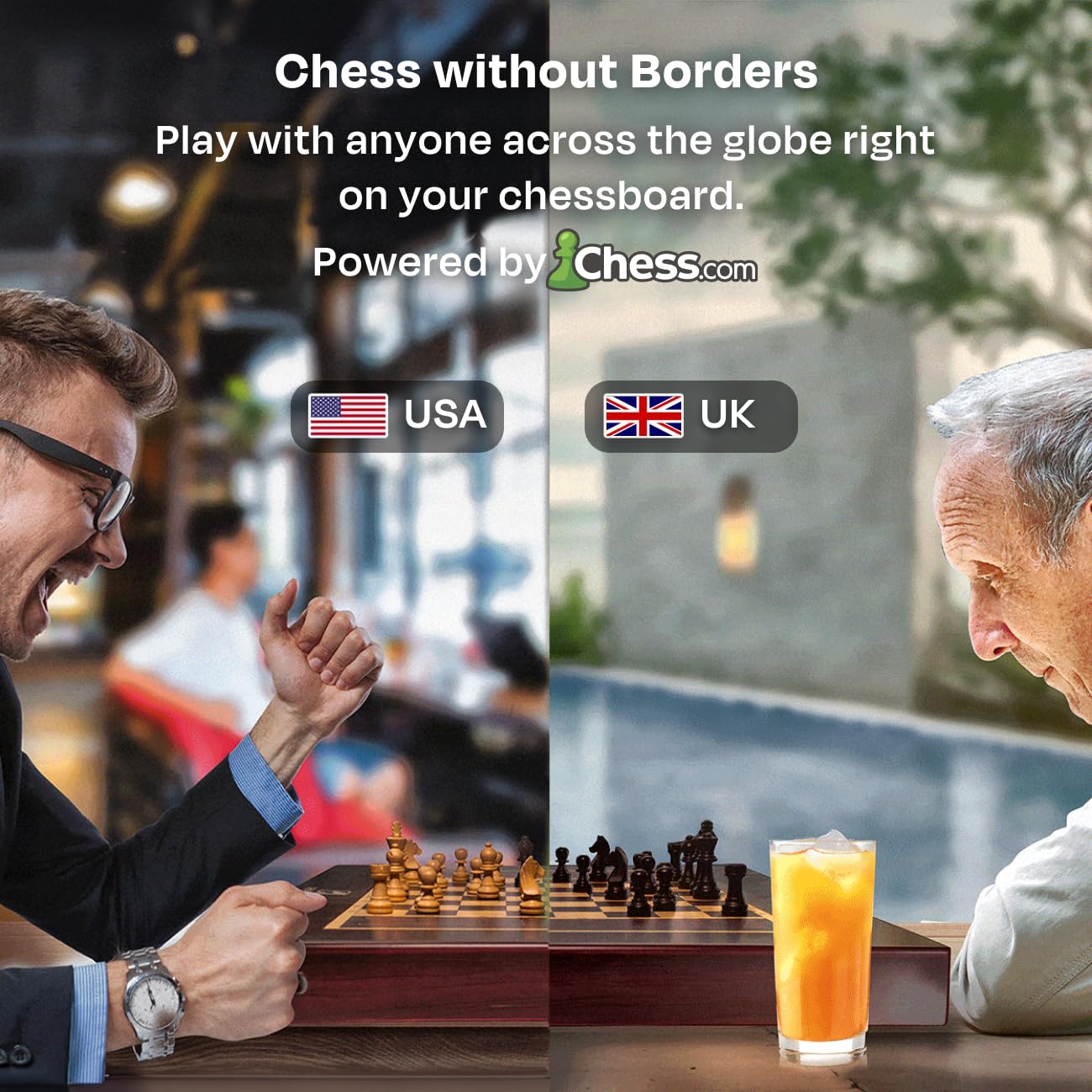Miko Chess Grand: Your Ultimate AI Chess Companion | Fully Automated Gameplay for All Skill Levels | World's Smartest Electronic Chess Board | Magnetic Wooden Chess Sets with Self Moving Pieces