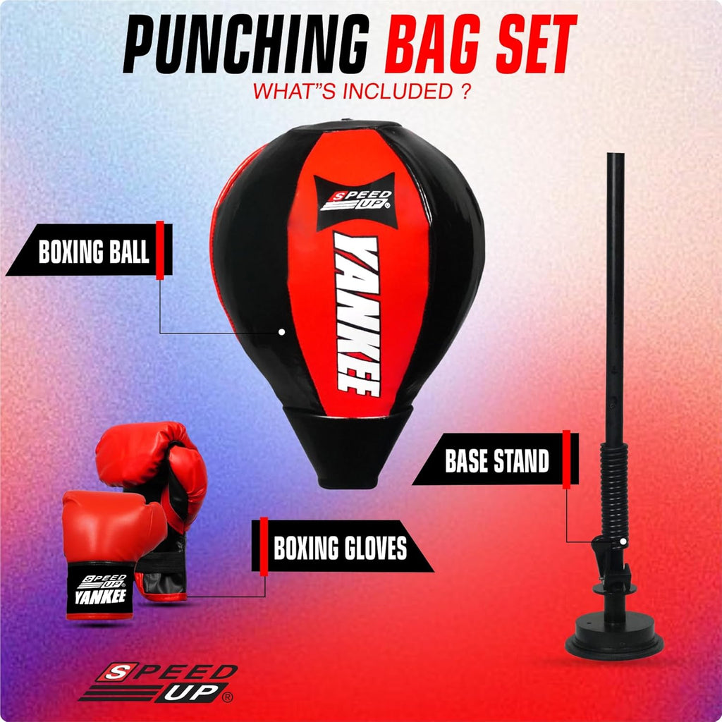 SPEED-UP Yankee Boxing Trainer Kit for Kids