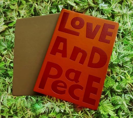 Love and Peace Diary | A5 Size with Paperback