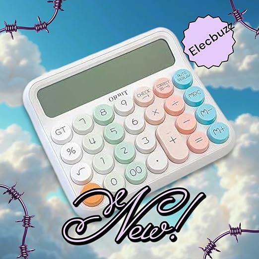 Colorful Candy Calculator | 12 Digit Large LCD Display