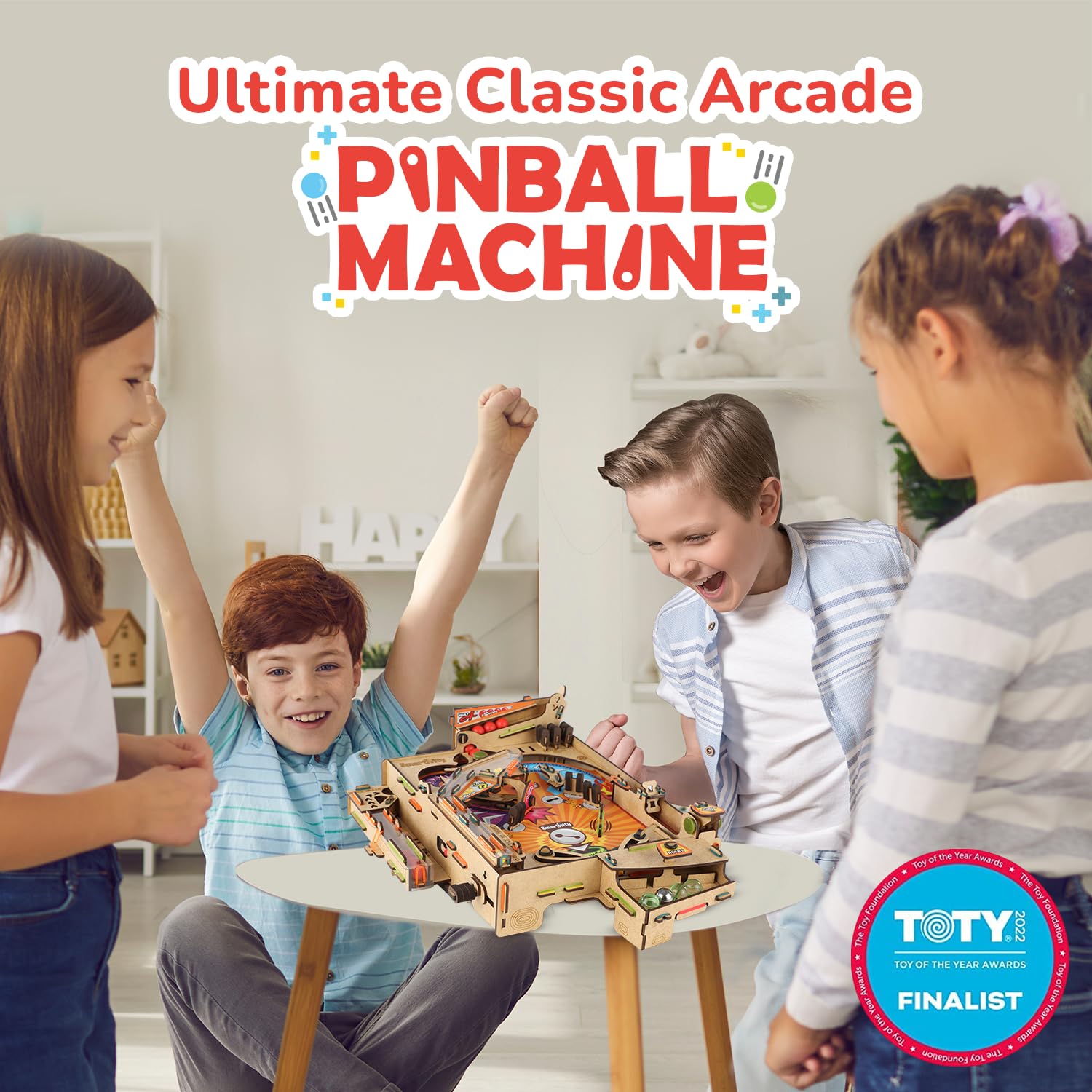 Smartivity Pinball Machine STEM DIY Fun Toy | Educational & Construction based Activity Game Kit for Kids Age 8 to 14 years.