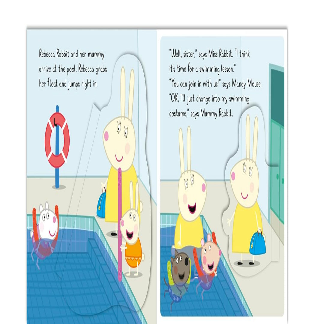 Peppa Pig: Peppa’s Swimming Lesson: A lift-the-flap book