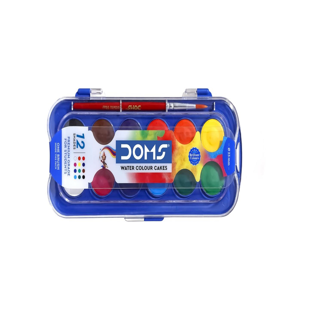 Doms Painting Kit - Kit for School Essentials | Combination of 9 Painting & Coloring Items