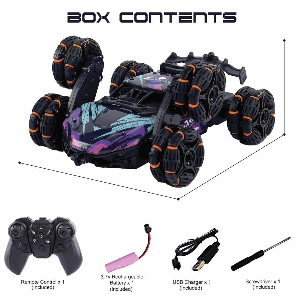 Sobo Drifter 6 .0 Stunt Car Water Spray and Light 6 Wheeler | 360° Flips & Drifts | Electric RC Buggy Toy | 2.4GHz Remote Controller