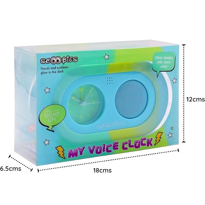 Scoobies Voice Alarm Clock: For Little Blue Lovers