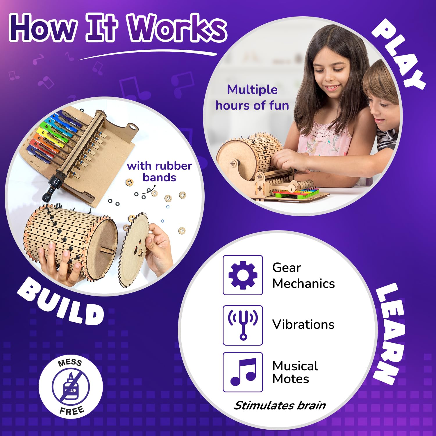 Smartivity DIY Music Machine Toy for Kids 8+ Years Old I Create Your own Music with 7 Preset Songs - Jingle Bells, Happy Birthday & More