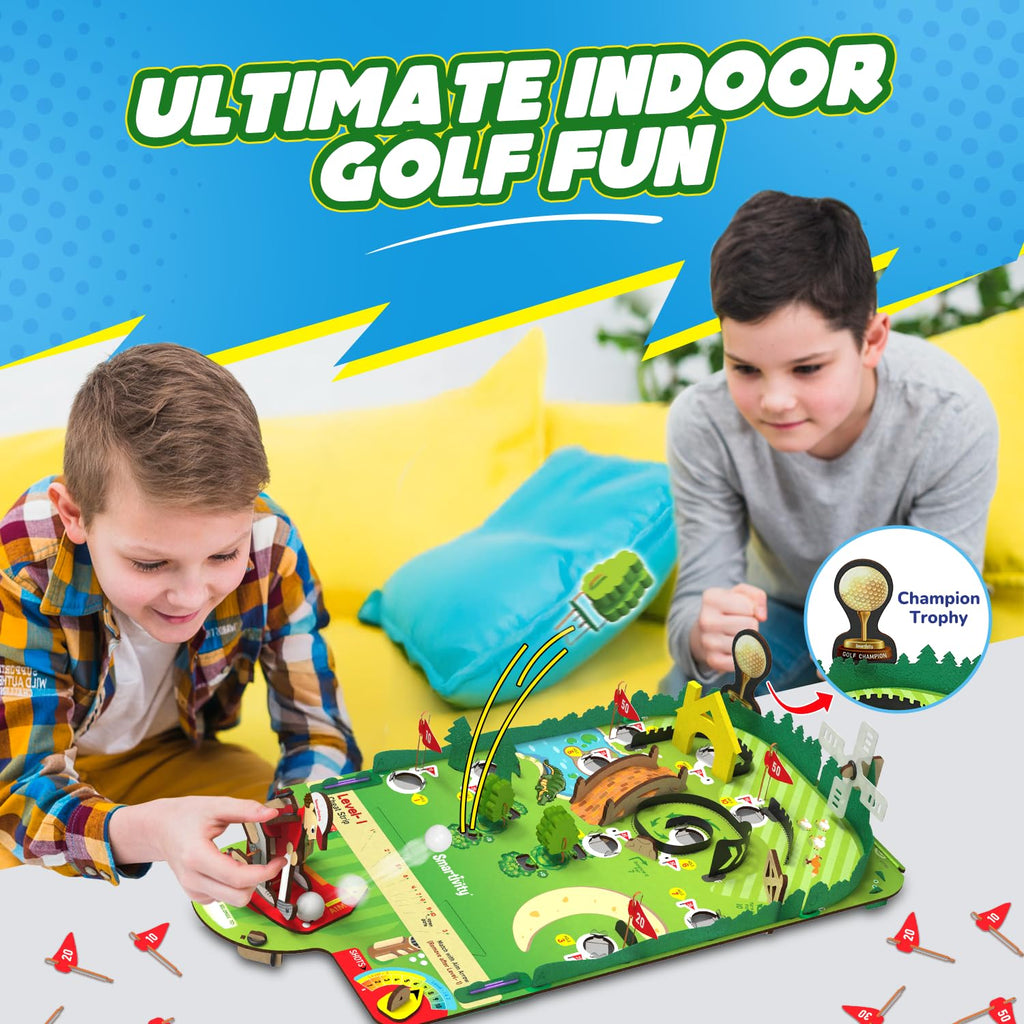 Smartivity DIY Mini Golf - Tabletop Game for 6+ years Kids