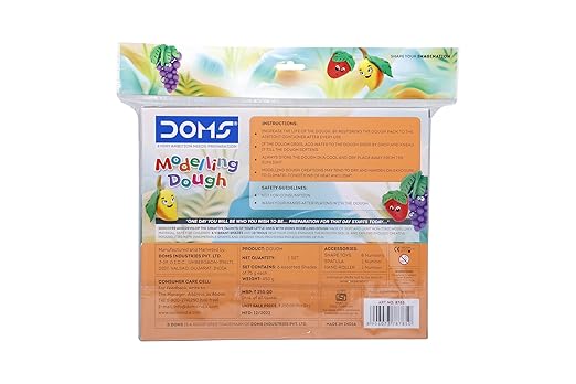 DOMS Modelling Dough | 6 Shades(450 GM)
