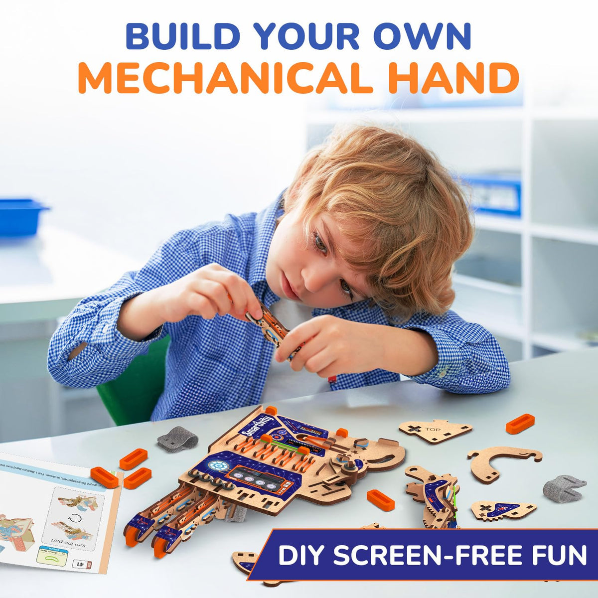 Smartivity Robotic Mechanical Hand STEM Toy for Kids Age 8+