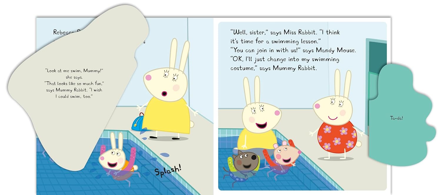 Peppa Pig: Peppa’s Swimming Lesson: A lift-the-flap book