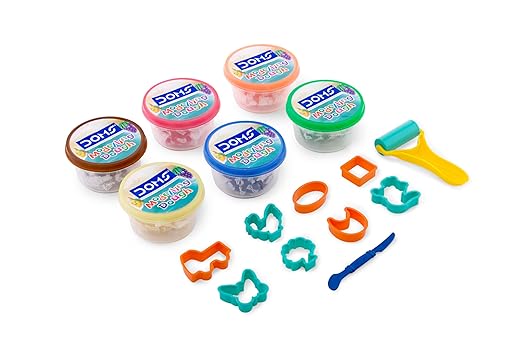 DOMS Modelling Dough | 6 Shades(450 GM)