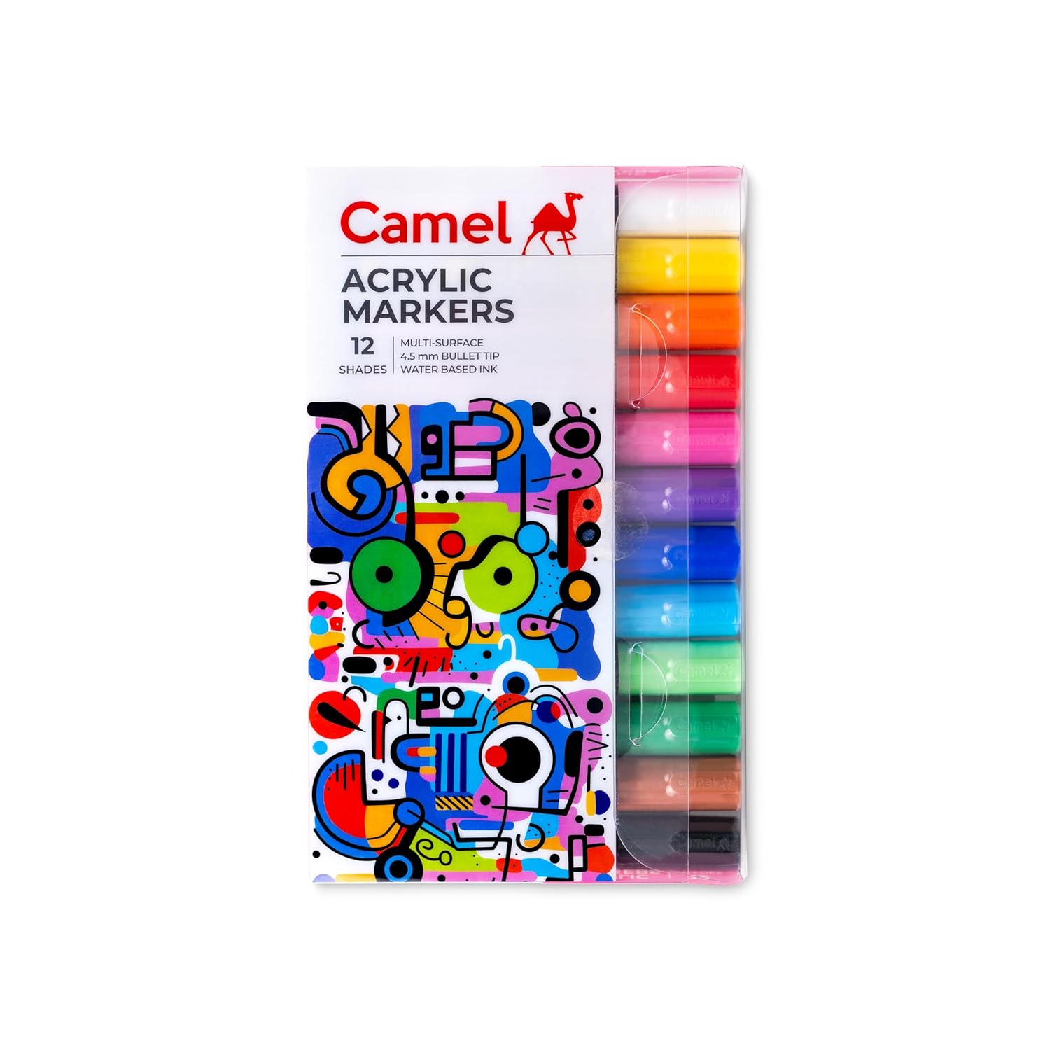 Camel Acrylic Markers | 12 Shades