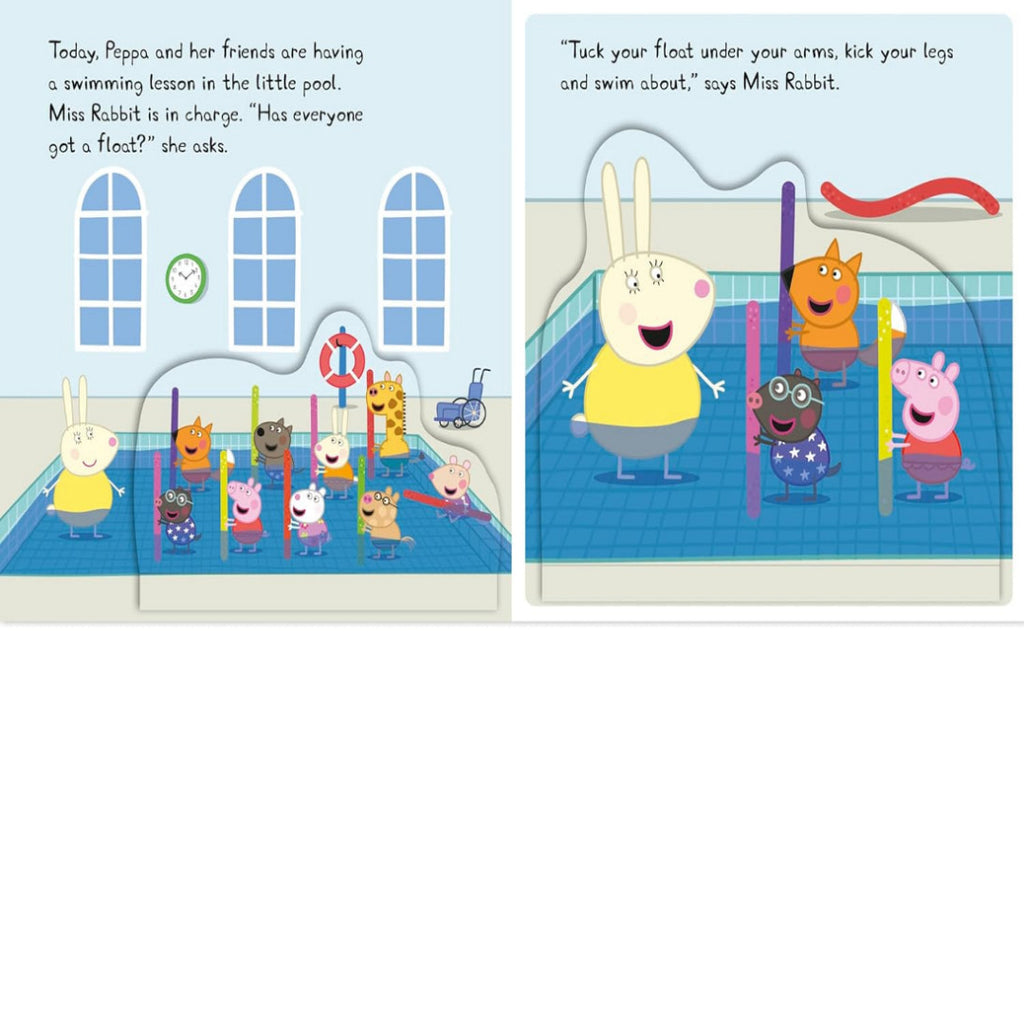 Peppa Pig: Peppa’s Swimming Lesson: A lift-the-flap book