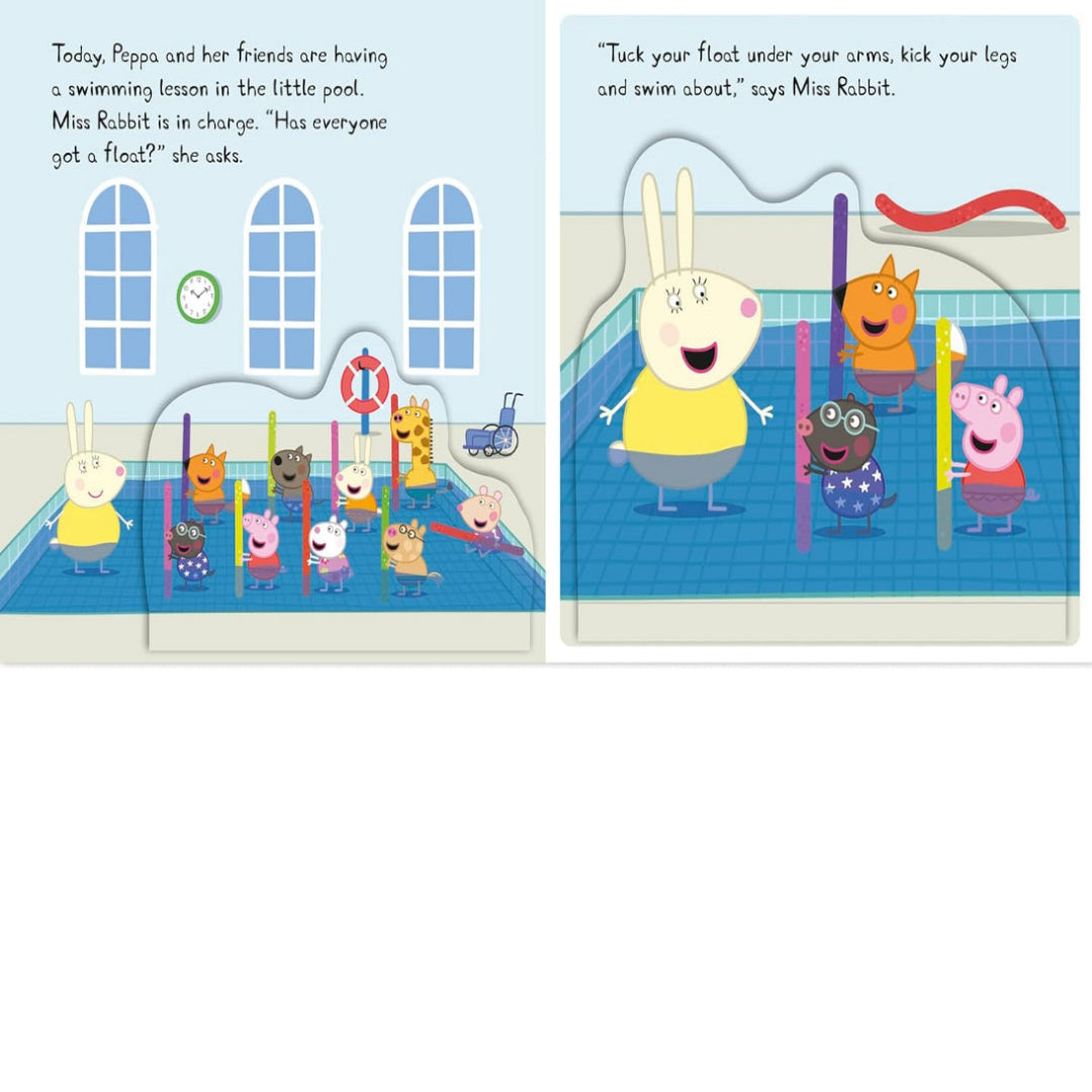 Peppa Pig: Peppa’s Swimming Lesson: A lift-the-flap book