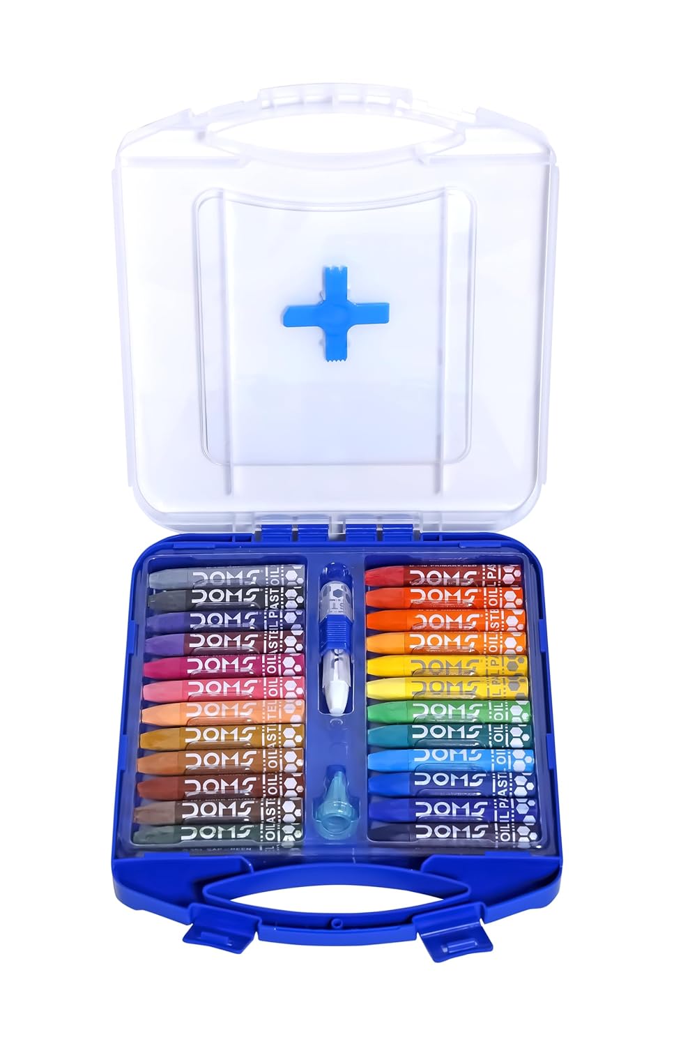 Doms Oil Pastels 25 Shades | Hard Plastic Case