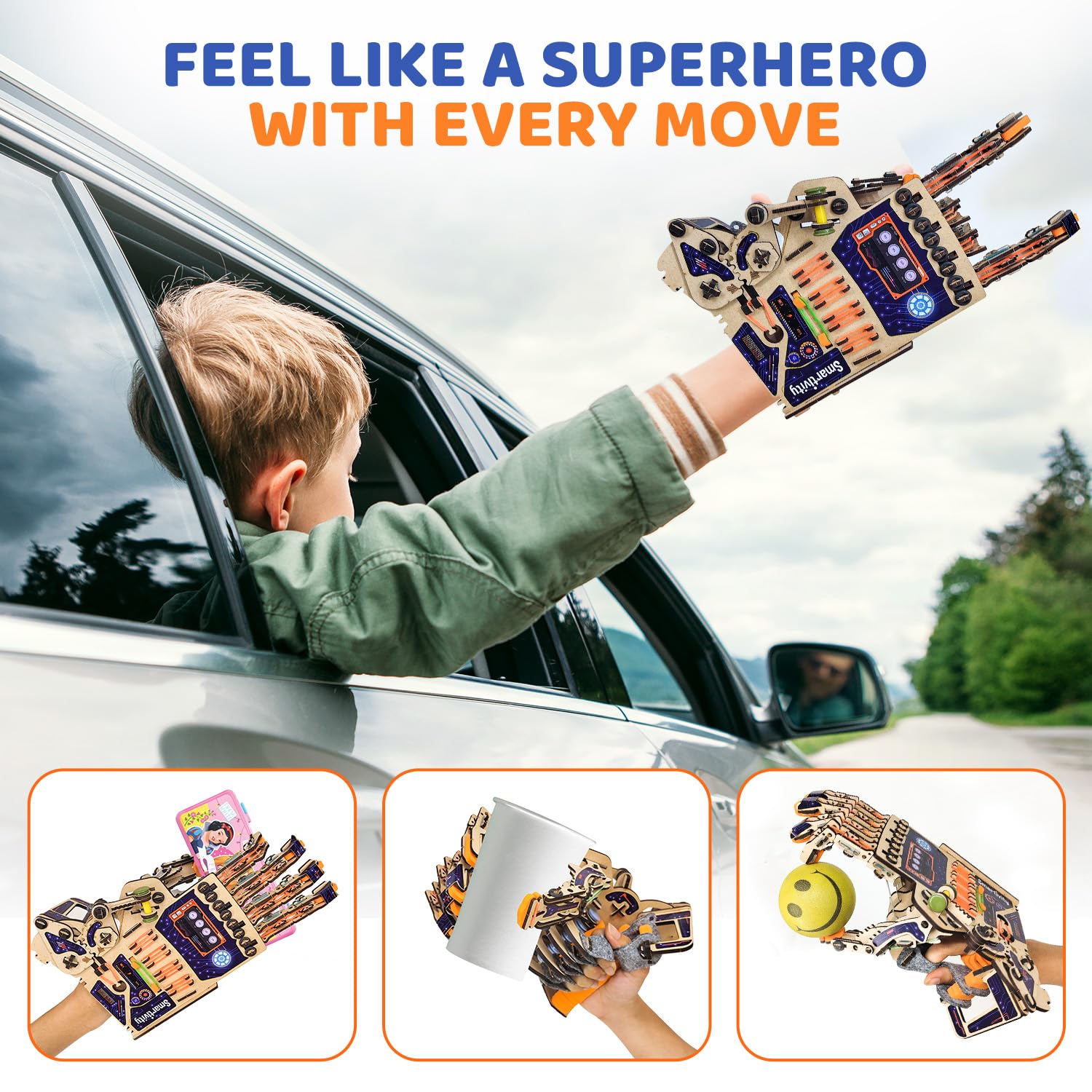 Smartivity Robotic Mechanical Hand STEM Toy for Kids Age 8+