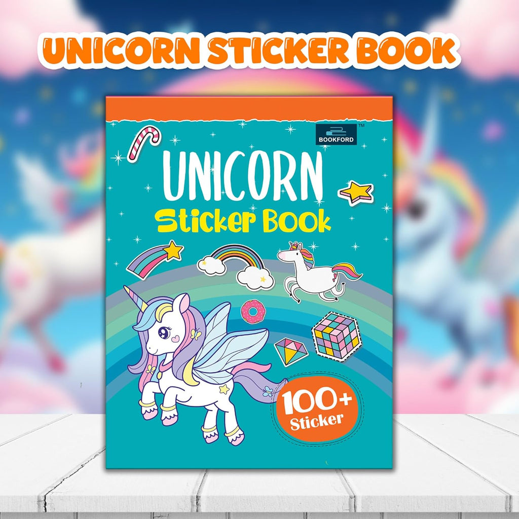 Unicorn Sticker Book for kids and children - Fun and Engaging Sticker Activities