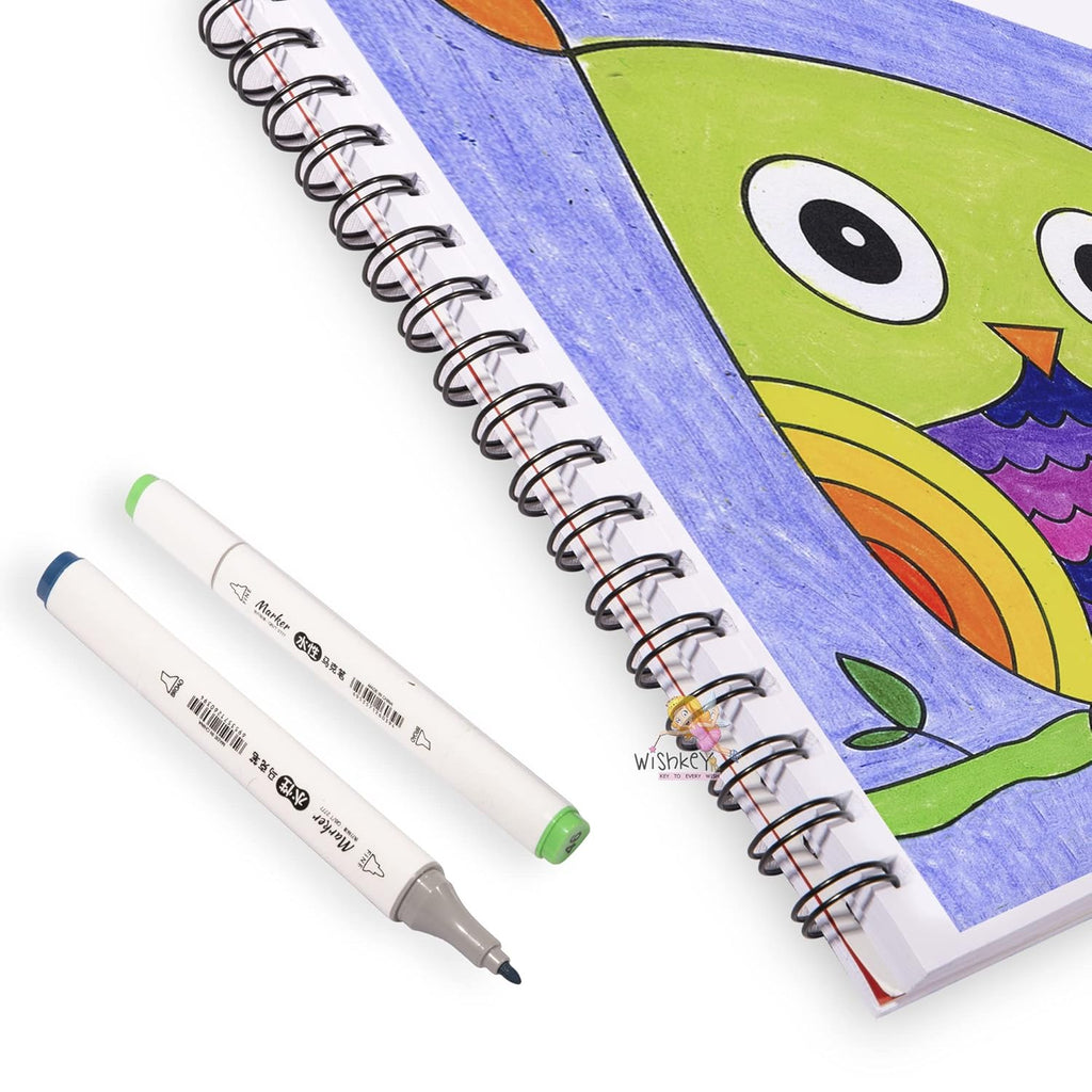Dual Tip Art Marker Pens | 24 Shades