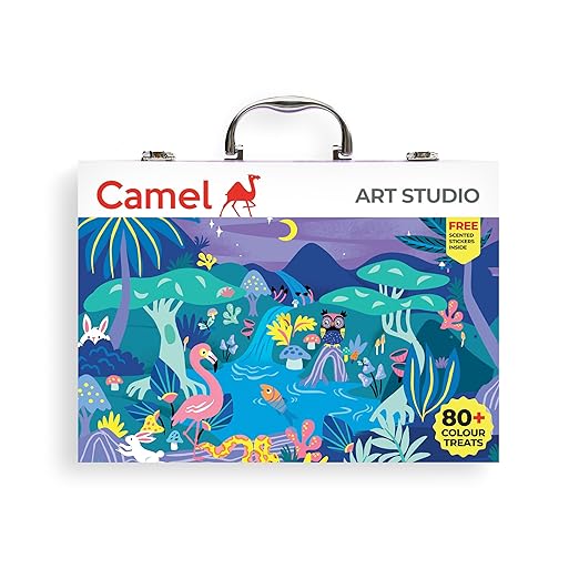 Camel Art Studio Set | Reusable Briefcase Pack