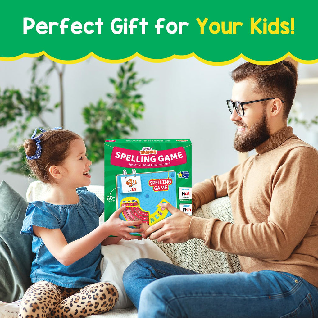 Smartivity Spelling Game Learning Toy for Kids 4-8 Years Old I 50+ Picture Cards