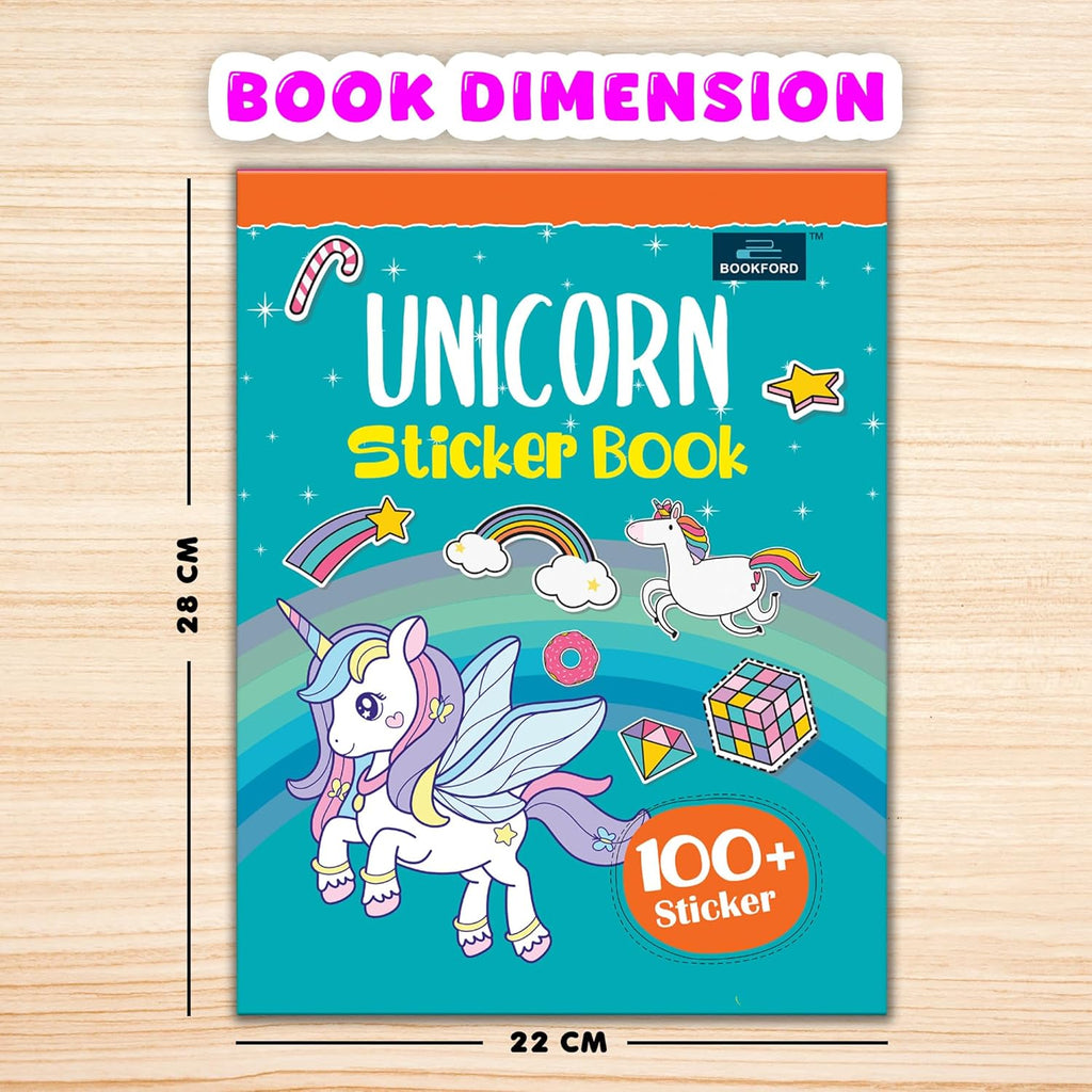 Unicorn Sticker Book for kids and children - Fun and Engaging Sticker Activities
