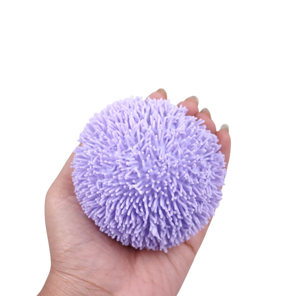 Scoobies Foamazing Balls – 3 Squishy + 1 Fuzzy Spiky Sensory Ball (Set of 4) Soft, Squishy, Non-Toxic Fidget & Stress Relief Toy for Kids 3+