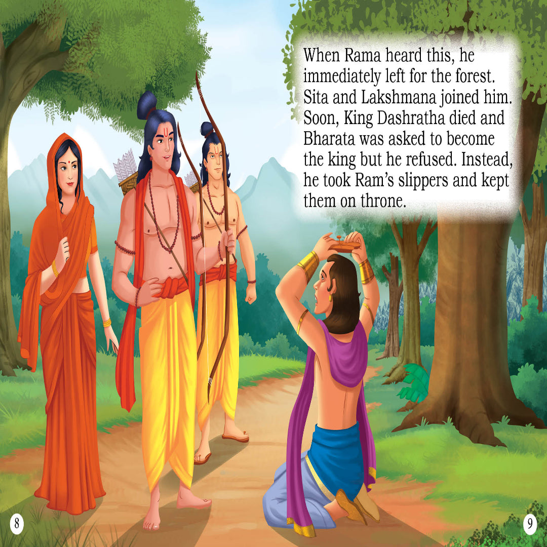 Story Books for Kids (Set of 5 Books) - Mahabharata, Krishna, Hanuman, Ganesha, Ramayana
