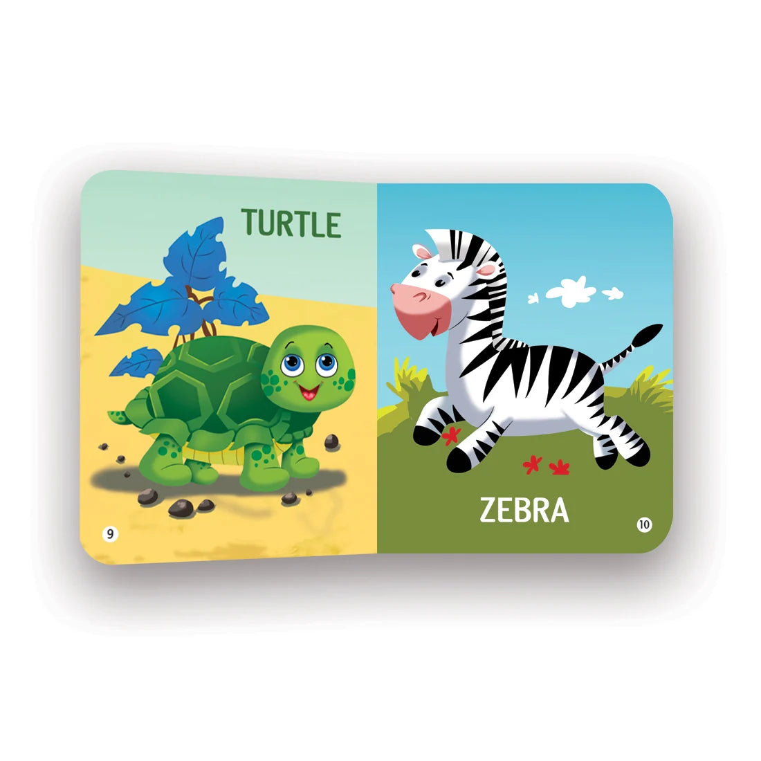 My First Learning Library Set for Kids - Boxset of Board Books with 8 topics - Alphabet, Numbers, Animals and Birds, Colours and Shapes, Fruits and Vegetables