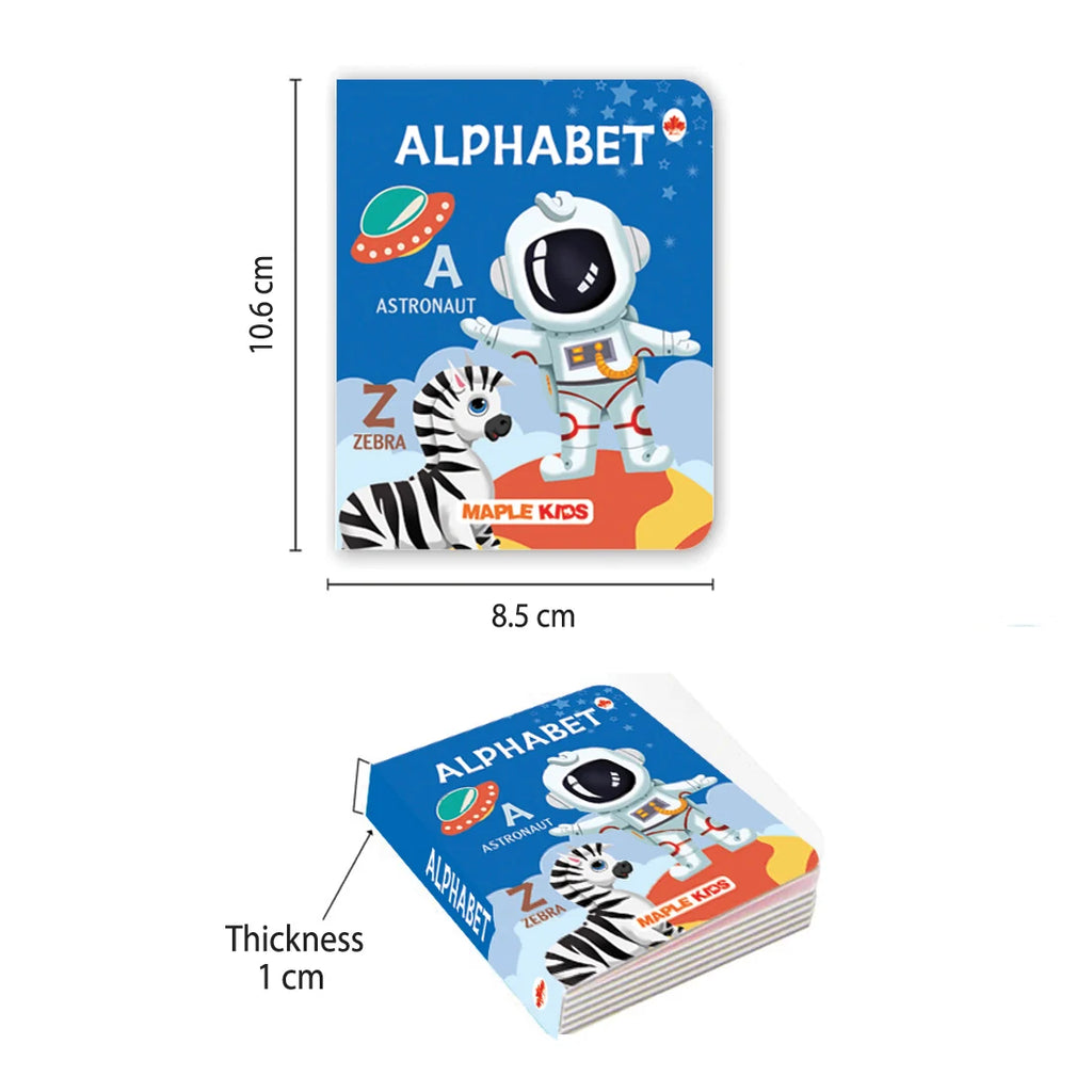 My First Learning Library Set for Kids - Boxset of Board Books with 8 topics - Alphabet, Numbers, Animals and Birds, Colours and Shapes, Fruits and Vegetables