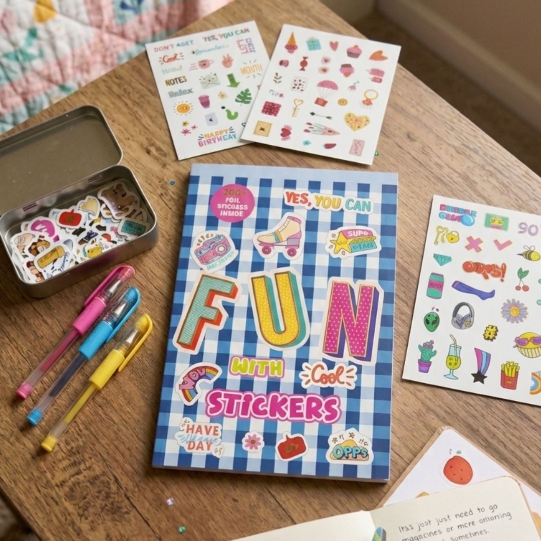 Fun with Stickers (300+ Foil Stickers)