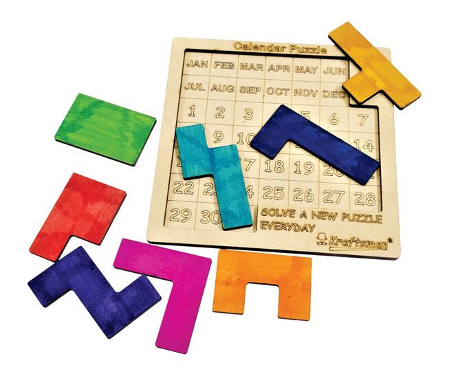 Kraftsman Calendar Puzzle: A Year’s Worth of Challenges | Color Your Puzzle