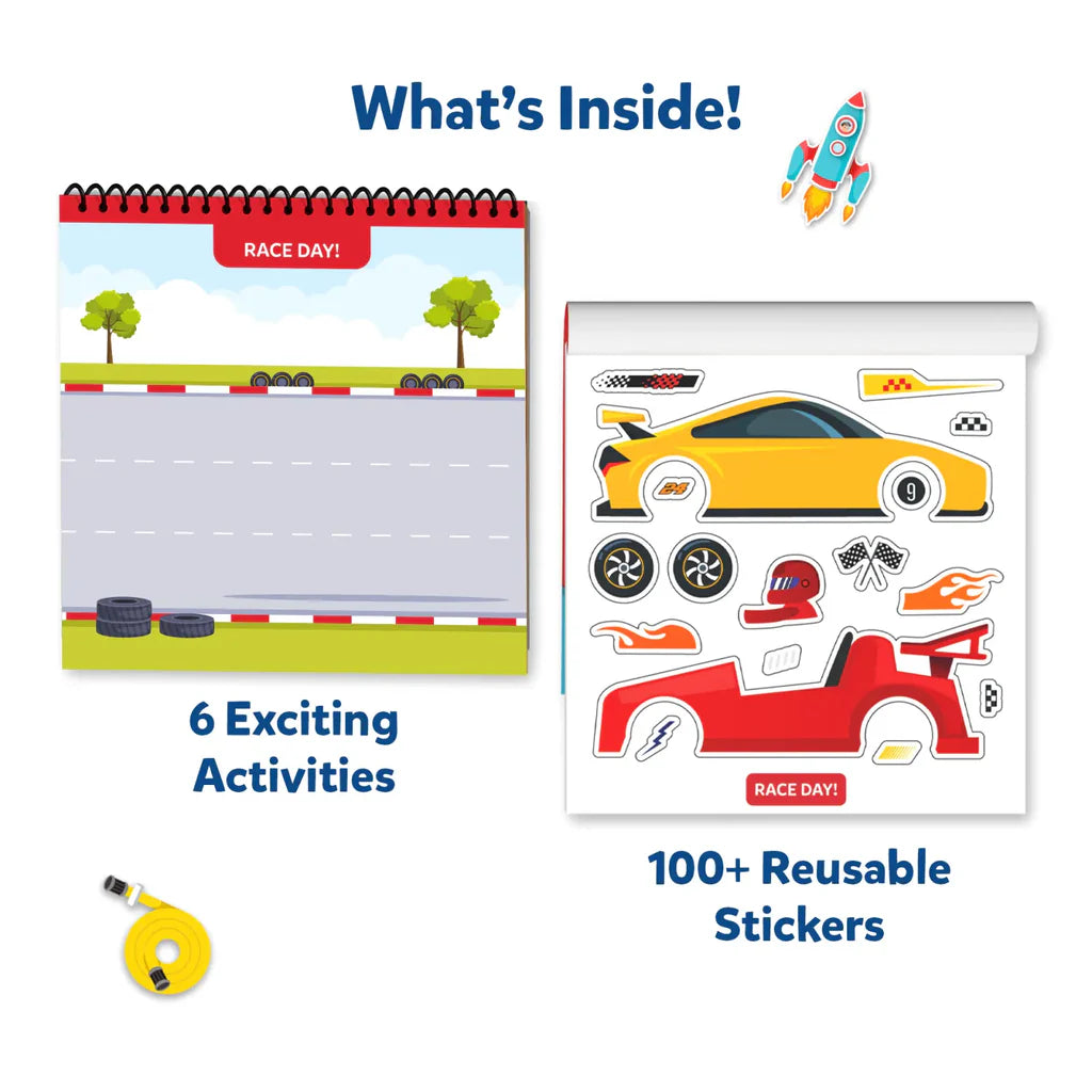Peelies: Cars, Trucks & More! | Reusable Sticker Activity Book (ages 3-7)