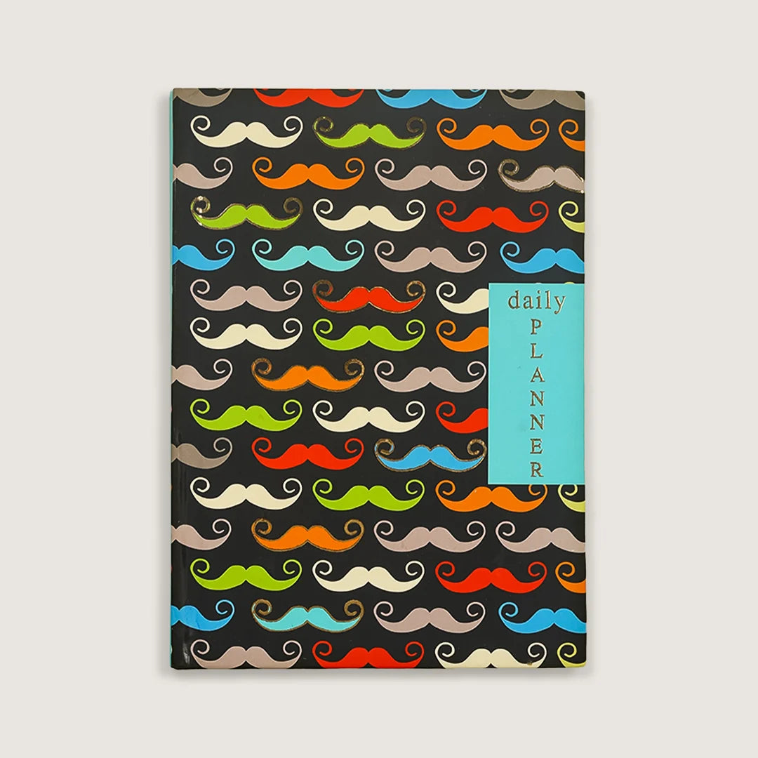 A5 Daily Planner - Moustache