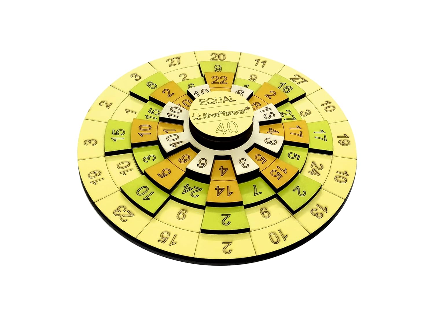 Kraftsman Wooden Maths Magic Equal 40 Puzzle for Kids Age 8+