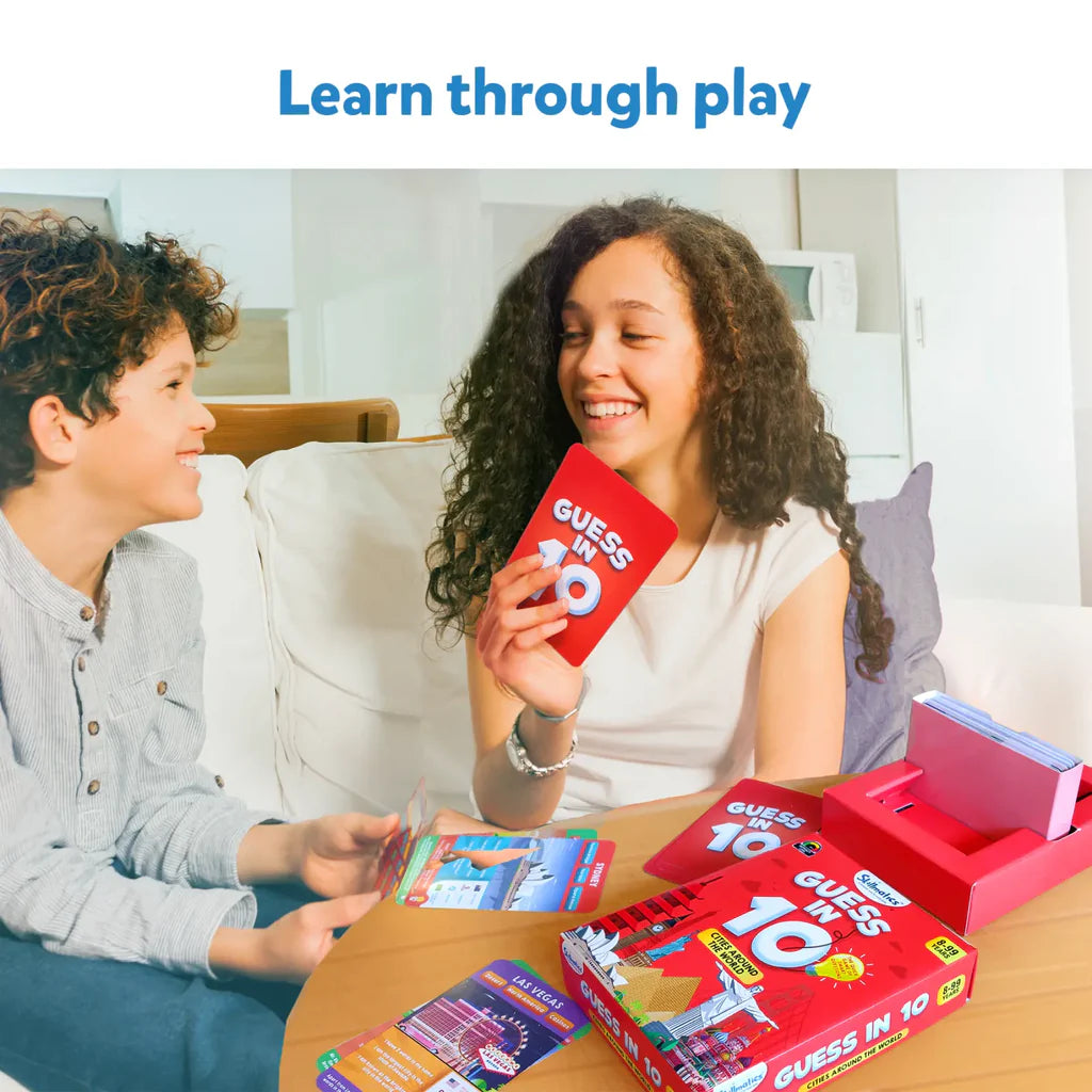 Guess in 10: Cities Around The World | Trivia Card Game (ages 8+)