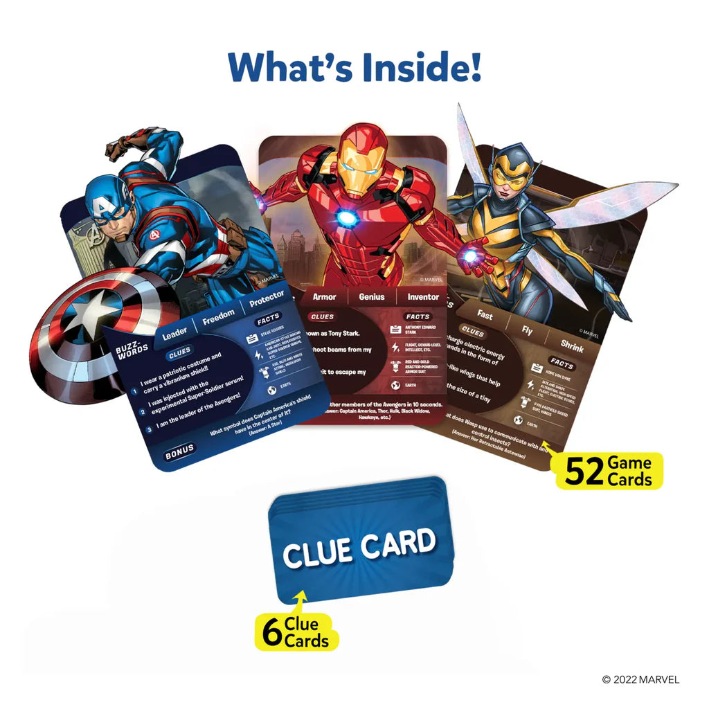 Guess in 10: Marvel | Trivia Card Game (ages 8+)