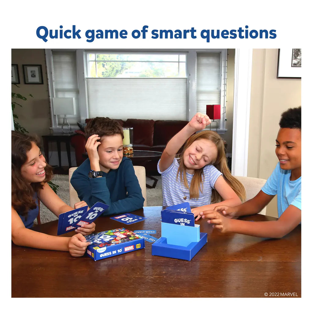 Guess in 10: Marvel | Trivia Card Game (ages 8+)