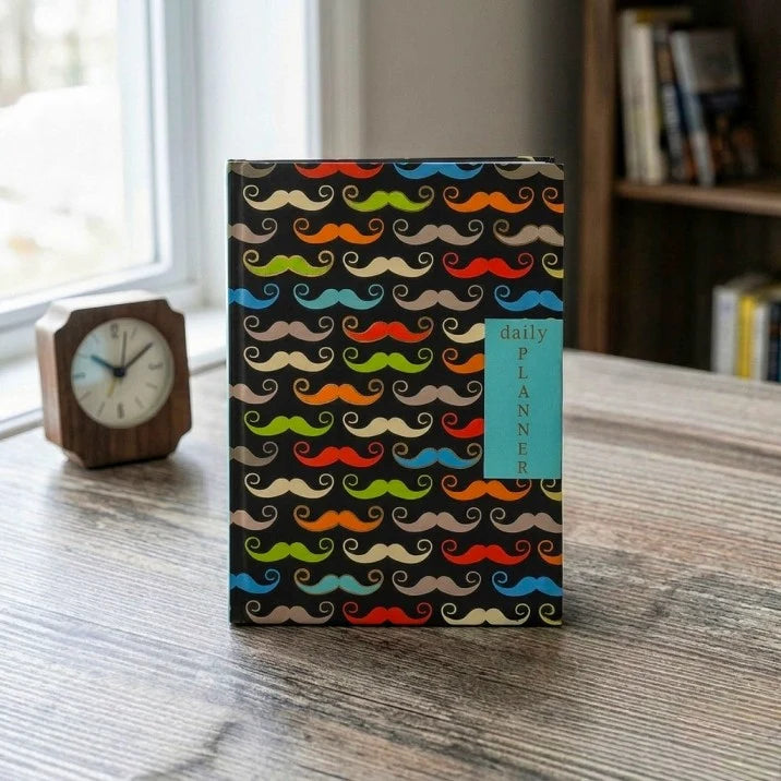 A5 Daily Planner - Moustache