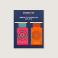 Magnetic Bookmarks (Set of 2) - Orange Twist Regular price