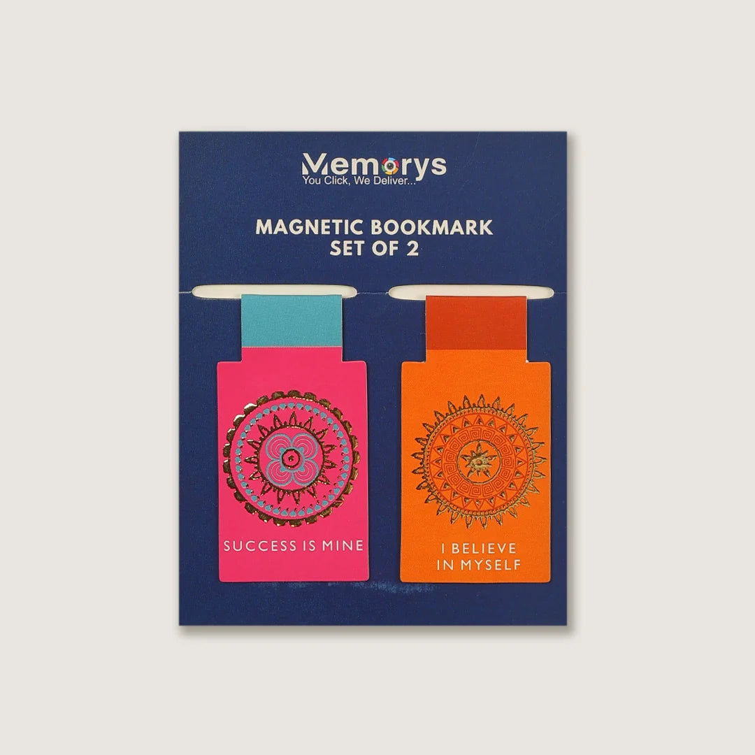 Magnetic Bookmarks (Set of 2) - Orange Twist Regular price