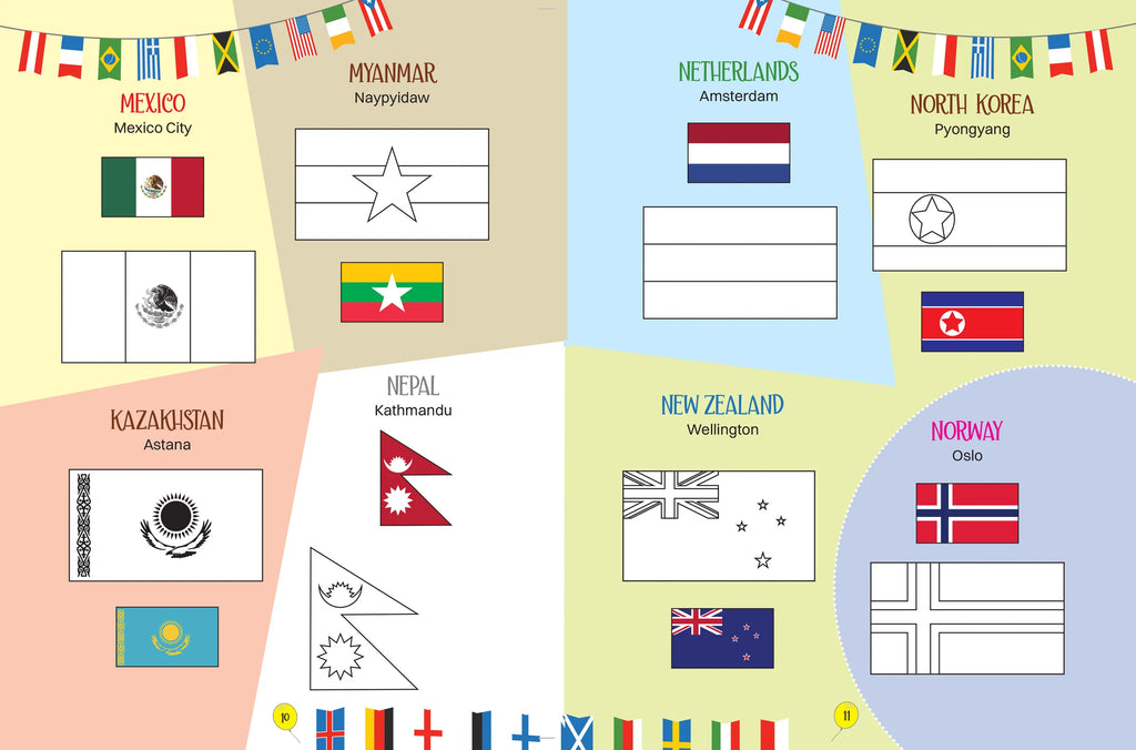 My First Sticker Book - Flags