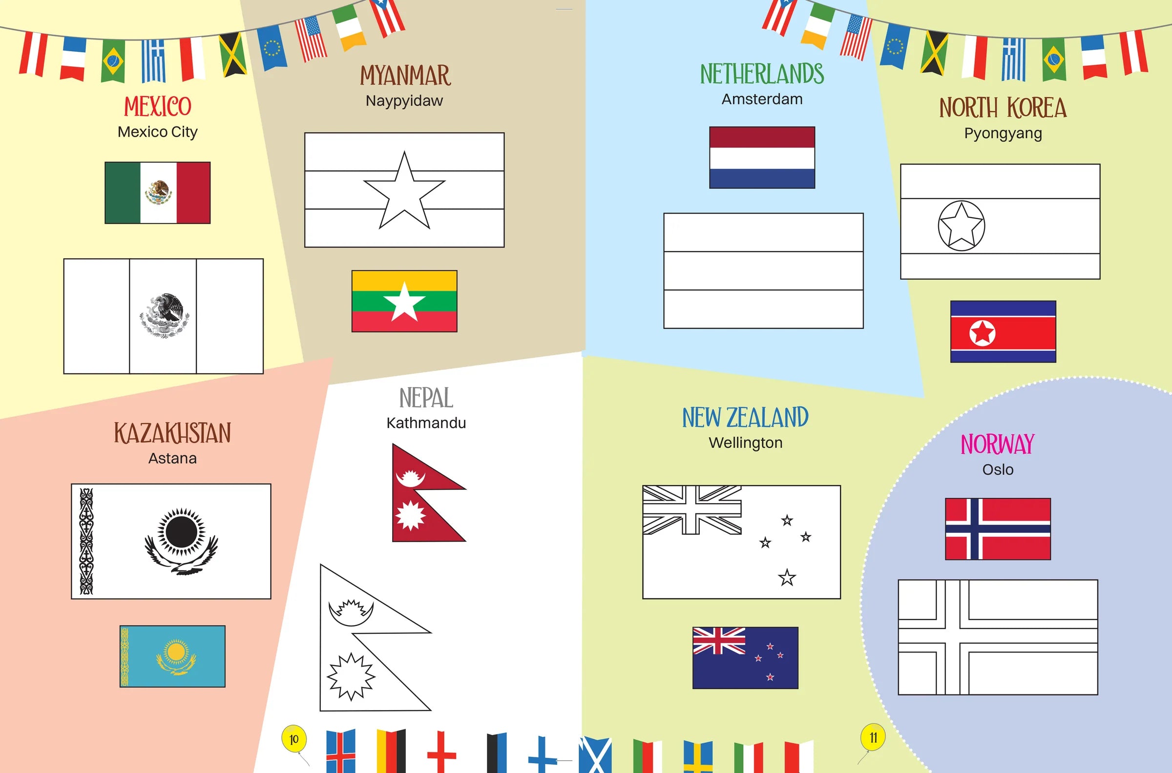 My First Sticker Book - Flags