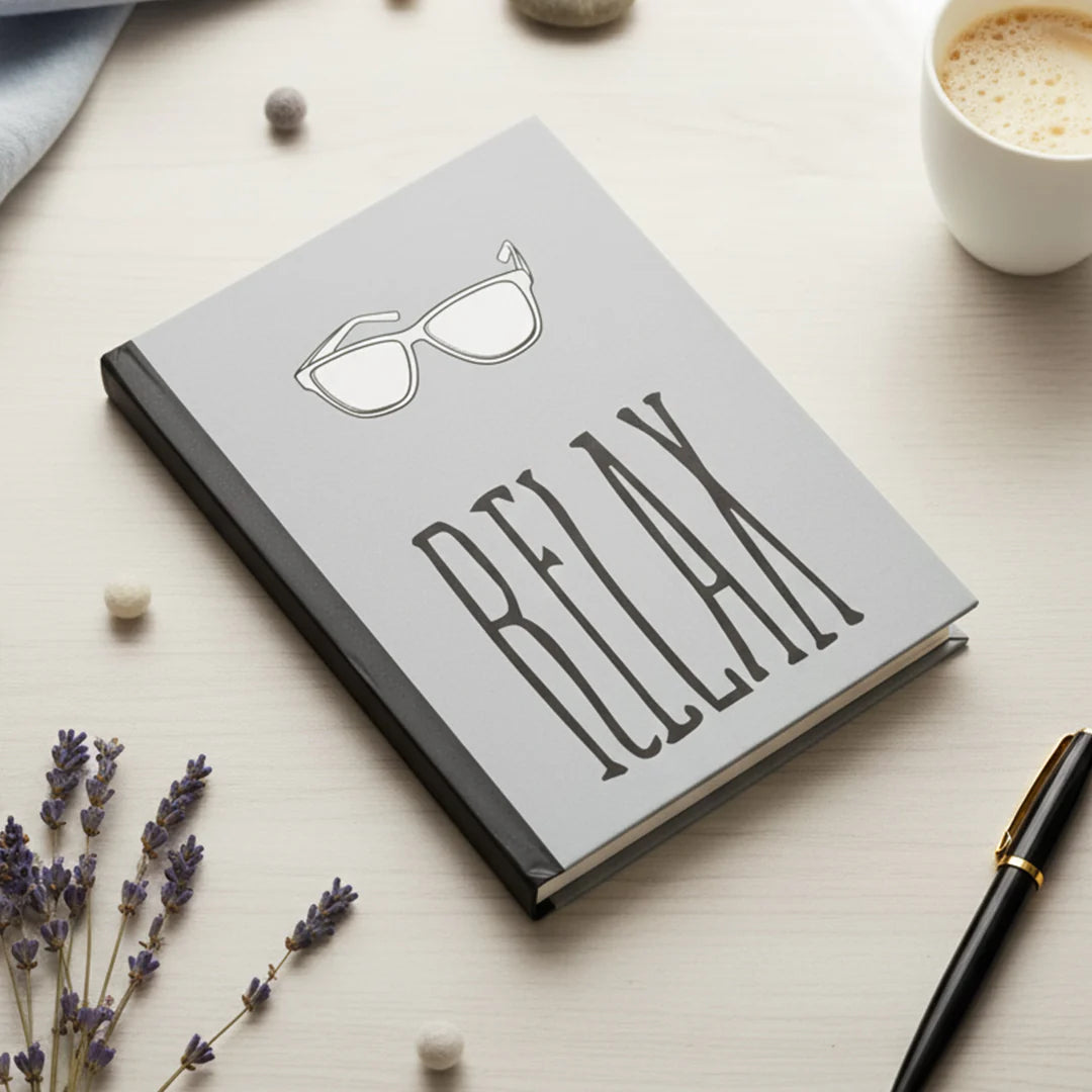 Relax Notebook (With a Magnetic Bookmark)