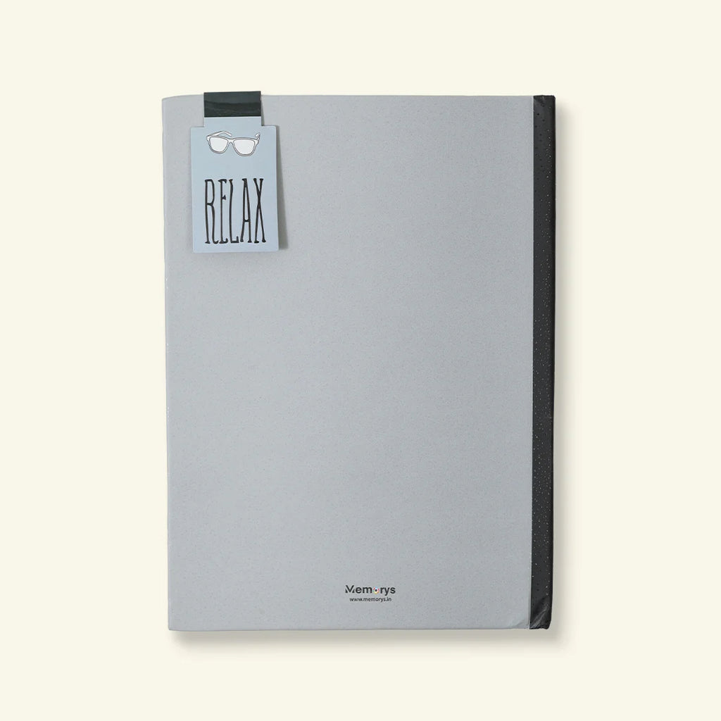 Relax Notebook (With a Magnetic Bookmark)