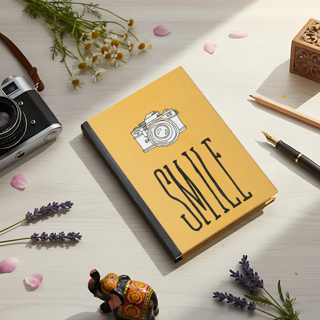 Smile Notebook (With a Magnetic Bookmark)