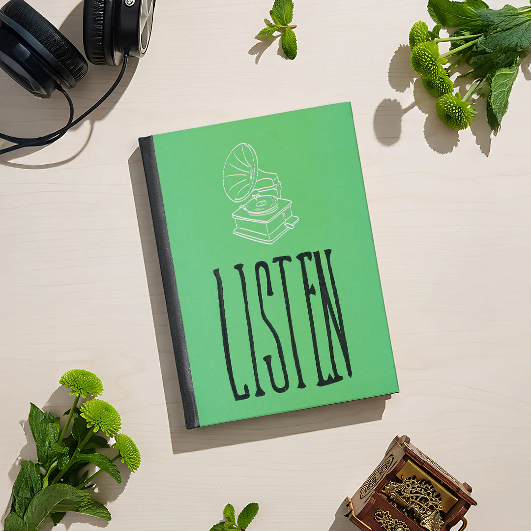 Listen Notebook (With a Magnetic Bookmark)