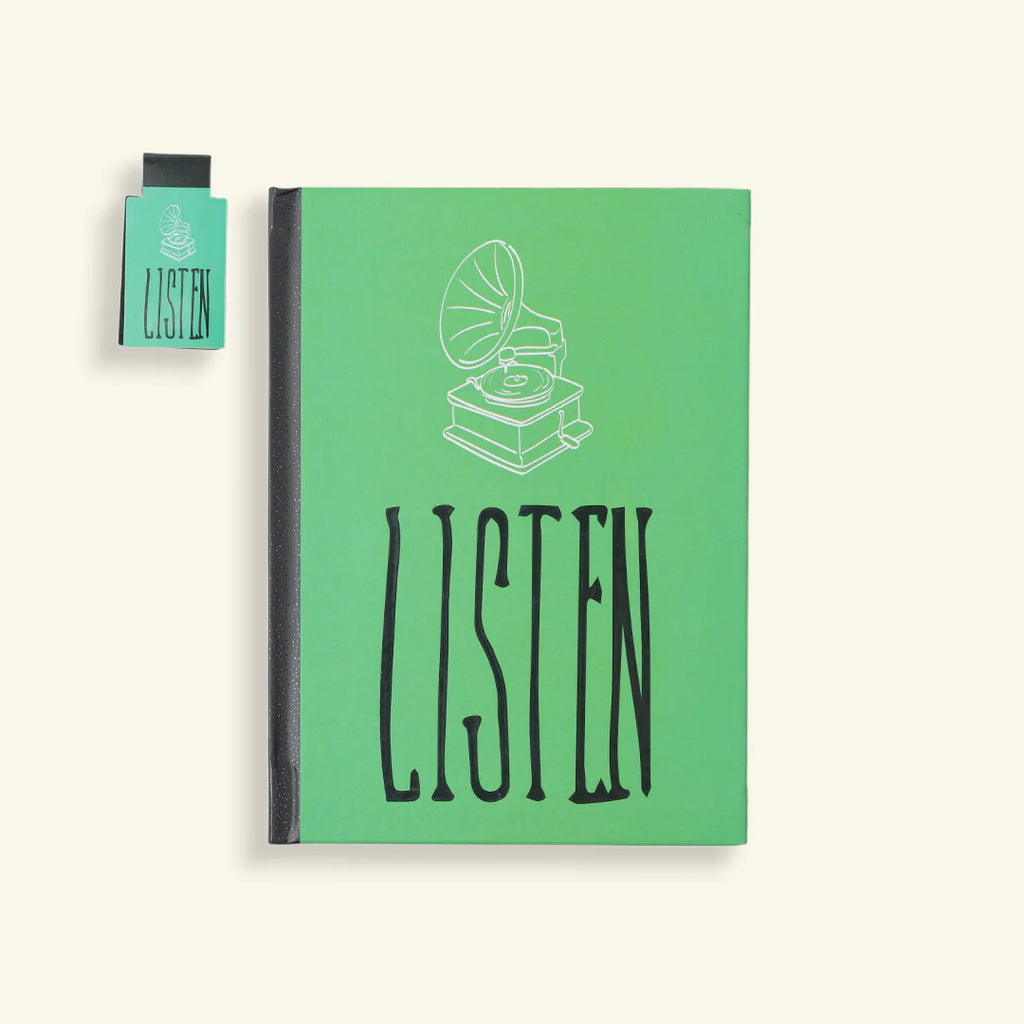 Listen Notebook (With a Magnetic Bookmark)