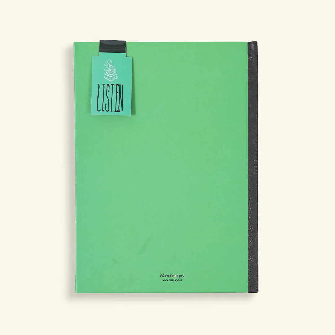 Listen Notebook (With a Magnetic Bookmark)