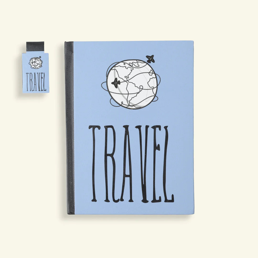 Travel Notebook (With a Magnetic Bookmark)